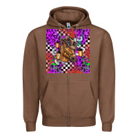 Chestnut halloween horse Zipper Hoodie - BarkalooDesign