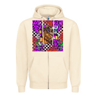 Sandshell halloween horse Zipper Hoodie - BarkalooDesign