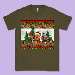 Joy Reindeer Classic Tee Designed By Jasminsmagicworld