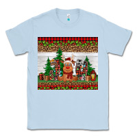 Dusty Blue joy reindeer Classic Tee - Jasminsmagicworld