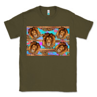 Army Green lion Classic Tee - Artiststas