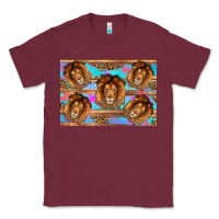 Burgundy lion Classic Tee - Artiststas