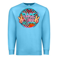 Ocean Blue race girl Premium Sweatshirt - AdoDesignShop