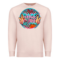 Pale Pink race girl Premium Sweatshirt - AdoDesignShop
