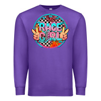 Purple race girl Premium Sweatshirt - AdoDesignShop