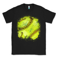Black Softball background Classic Tee - HowdyJamesFarm