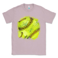 Lilac Softball background Classic Tee - HowdyJamesFarm