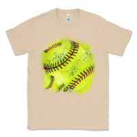 Mushroom Softball background Classic Tee - HowdyJamesFarm