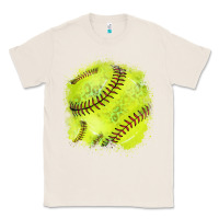 Natural Softball background Classic Tee - HowdyJamesFarm