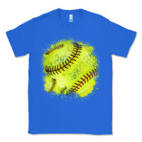 True Royal Softball background Classic Tee - HowdyJamesFarm