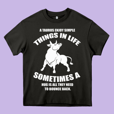 Taurus Horoscope Heavy Core Tee Designed By Bettercallsaul