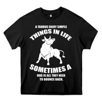 Black Taurus Horoscope Heavy Core Tee - Bettercallsaul