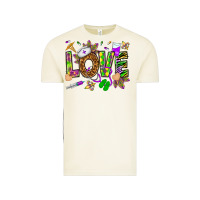Mardi Gras Love Nurse Vintage Tee | Teevron