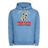 Pigment Pebble Blue this is my poker player costume halloween t shirt Urban Hoodie - maiPhamDesign