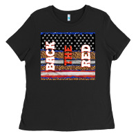 Black America back the red Ladies Tee - TumblerDesignByShophia
