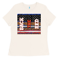 Bone America back the red Ladies Tee - TumblerDesignByShophia