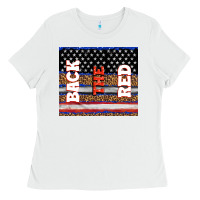 White America back the red Ladies Tee - TumblerDesignByShophia