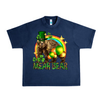 Navy St. Patrick's Day mear bear Urban Heavy Tee - HowdyJamesFarm