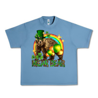 Pebble Blue St. Patrick's Day mear bear Urban Heavy Tee - HowdyJamesFarm