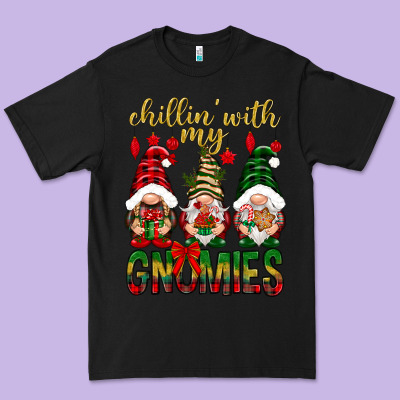 Chillin' With My Gnomes Premium Tee Designed By Nancycooperartshop