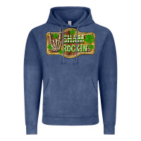 Vintage Denim Shamrockin' St. Patrick's Day Vintage Hoodie - OliviaCreatesArt