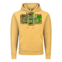 Vintage Mustard Shamrockin' St. Patrick's Day Vintage Hoodie - OliviaCreatesArt