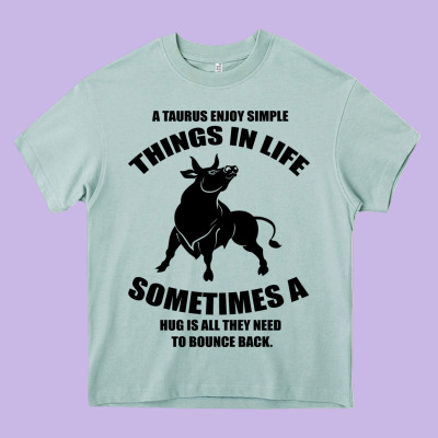 Taurus Horoscope Heavy Core Tee Designed By Bettercallsaul