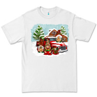 White Christmas gnomes with red truck Premium Tee - NancyCooperArtShop