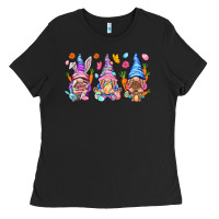 Black Easter gnomies Easter Day Ladies Tee - HowdyJamesFarm