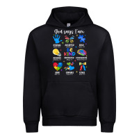Black god says i am autism Urban Hoodie - JahusDesignShop