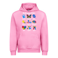 Fuchsia Pink god says i am autism Urban Hoodie - JahusDesignShop