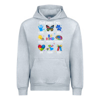 Heather Grey god says i am autism Urban Hoodie - JahusDesignShop