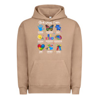 Pigment Burro god says i am autism Urban Hoodie - JahusDesignShop