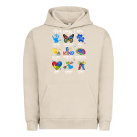 Pigment French Oak god says i am autism Urban Hoodie - JahusDesignShop