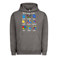 Pigment Tornado god says i am autism Urban Hoodie - JahusDesignShop