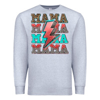 Heather Grey racing mama mama mama Premium Sweatshirt - AdoDesignShop