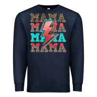 Navy racing mama mama mama Premium Sweatshirt - AdoDesignShop