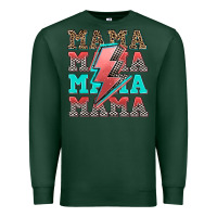 Sports Green racing mama mama mama Premium Sweatshirt - AdoDesignShop