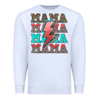 White racing mama mama mama Premium Sweatshirt - AdoDesignShop