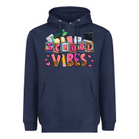 Navy school vibes Heavyweight Hoodie - AdoDesignShop
