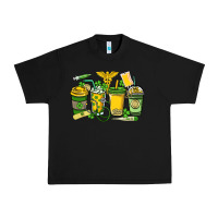 Black St. Patrick's Day Nurse coffee cups Urban Heavy Tee - HowdyJamesFarm