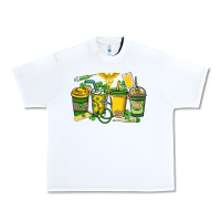 White St. Patrick's Day Nurse coffee cups Urban Heavy Tee - HowdyJamesFarm