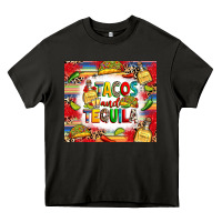 Asphalt tacos and tequila Heavy Core Tee - RanaPortraitStore