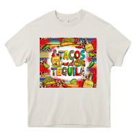 Cream tacos and tequila Heavy Core Tee - RanaPortraitStore