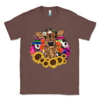 Chestnut Baby Cow flower Classic Tee - HowdyJamesFarm