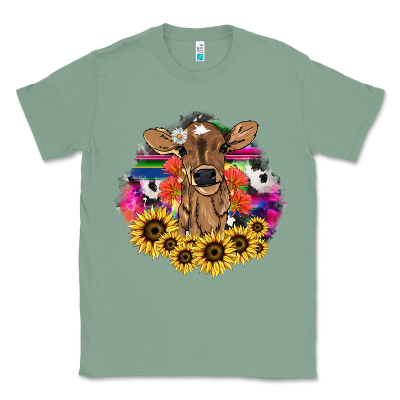 Baby Cow Flower Classic Tee by HowdyJamesFarm | Teevron