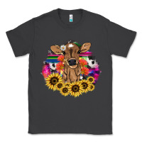 Smoke Baby Cow flower Classic Tee - HowdyJamesFarm