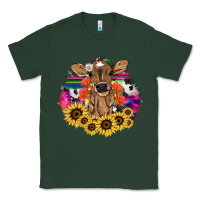Sports Green Baby Cow flower Classic Tee - HowdyJamesFarm