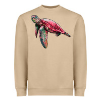 Mushroom sea turtle pink glitter Heavyweight Sweatshirt - Artiststas