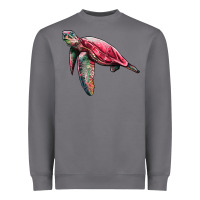 Storm sea turtle pink glitter Heavyweight Sweatshirt - Artiststas